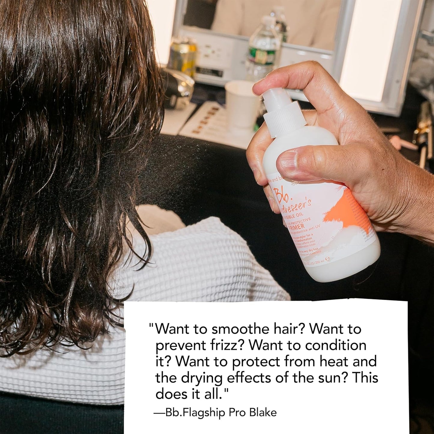 Bumble and bumble. Hairdresser's Invisible Oil Heat/UV Protection Leave-In Conditioner Hair Primer | Hydrating, Anti Frizz, Color Safe | Straight, Coily | With Argan Oil + Coconut Oil