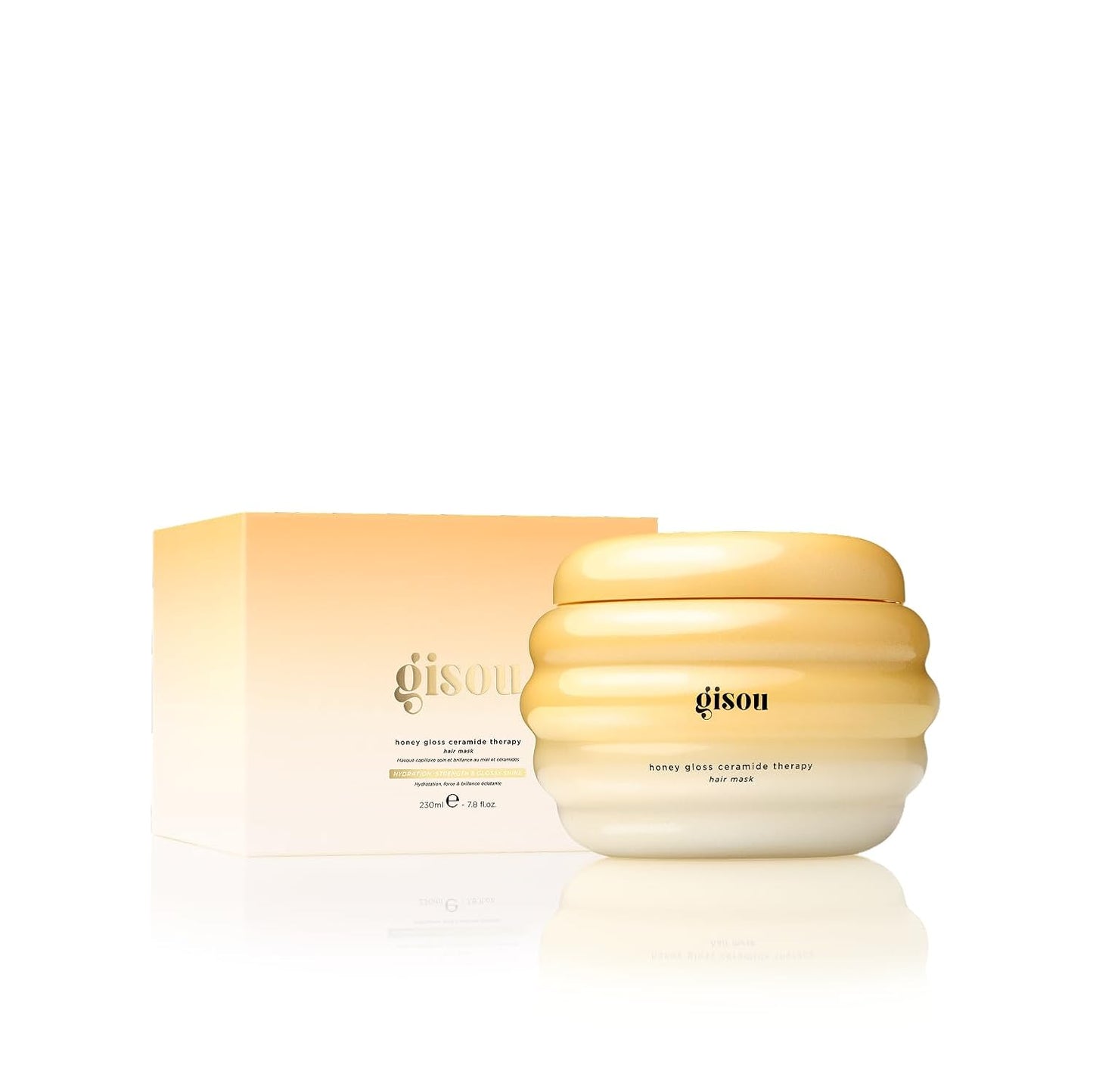 Gisou Deep Treatment Duo, Intense Hydration & Shine, With Mirsalehi Honey, Ceramides & Hyaluronic Acid, 19x Smoother Hair & 4x Stronger Strands, For Weekly Deep Conditioning