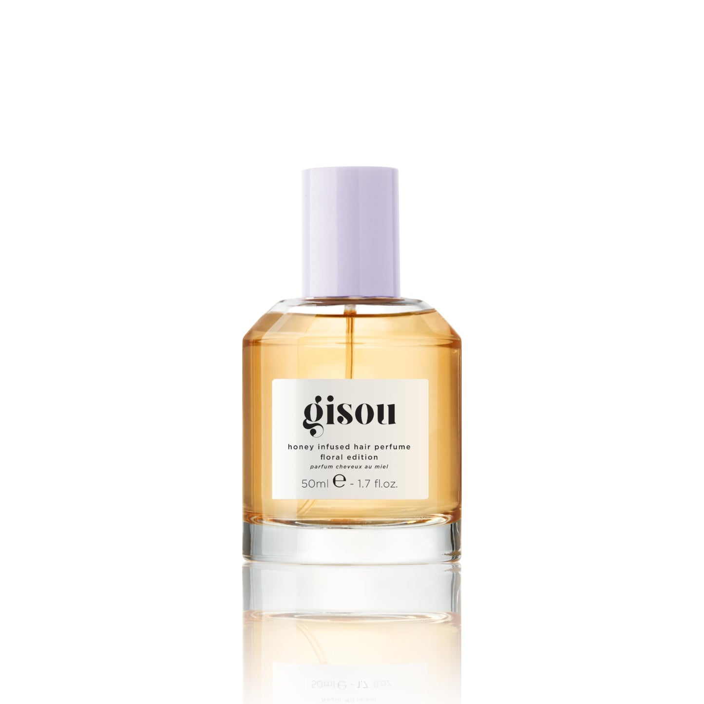 Gisou Honey Infused Hair Perfume, A Delicate Hair Fragrance with Sweet Notes of Honey Blended into Spring Florals, Nourishing and Hydrating Hair Shine Spray (1.7 fl oz)